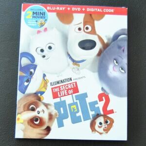 The Secret Life of Pets 2 Blu-Ray, DVD, & Digital Copy (New/Unopened)